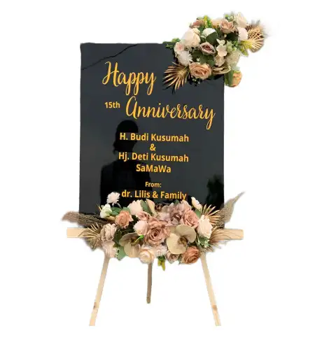 Papan Bunga Akrilik Cemani